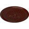 Ekena Millwork Juniper Ceiling Medallion (Fits Canopies up to 7"), Hand-Painted Brushed Mahogany, 36"OD x 1 1/2"P CM36JUBMF - alternate 3